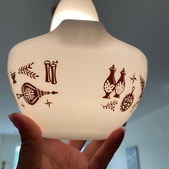 Vintage Pyrex Early American Mix Bowl 441 Cinderella 1.5 Pint Brown Americana - Picture 8 of 10